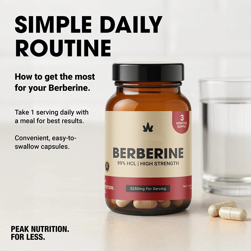 Advanced Berberine HCl+™ - Blood Sugar & Metabolic Support Capsules