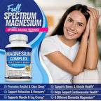 Magnesium Complex 1000mg — 8 Forms of Elemental Magnesium | 90 Capsules